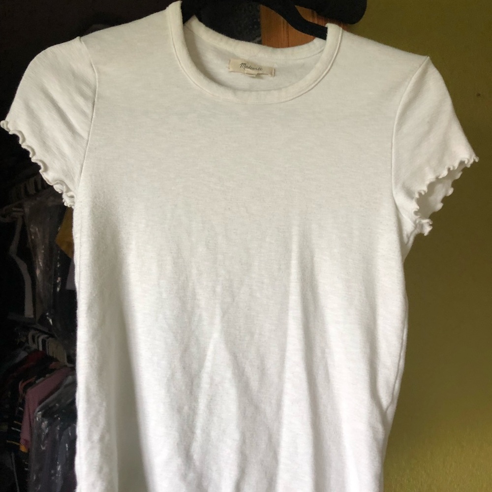 Madewell baby tee white